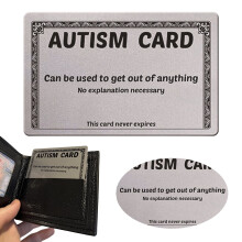 Office Supplies,Excuse Card Funny Wallet Size PVC Plastic Great For Friends Stocking Stuffers & White Elephants Plastic Card