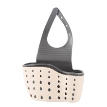 Adjustable Silicone Sink Sponge Holder with Drain Holes – Compatible with Kitchen & Bathroom