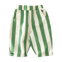 AWZXDE Baby Pants Spring Boys Girls High Waist Color Block Striped Casual Long Pants for Toddlers Comfort