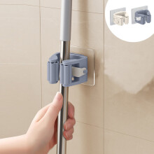 Heavy Duty Garden Tool Organizer Rack, Stainless Steel Mop Hanger Wall Mounted, for Rake and Shovel Handle Storage, Beige, 1 Pc