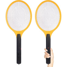Electric Fly Swatter Handheld - Battery-Powered, Safe,
