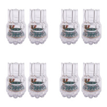 8X White T20 7443 7440 9 LEDS Brake Turn Signal Rear Lights Bulbs Lamps 12V