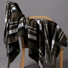 Plaid Scarf for Men and Women Thick Warm All-Season