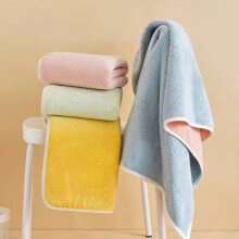 Bath Towel and Wash Cloths Set: 1 Bath Towel, 100%Polyester, Highly Absorbent & Fade Resistant