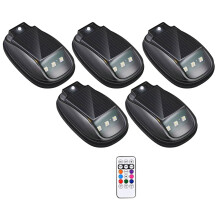 2026 Nouveaux feux de cabine solaires stroboscopiques RGB sans perçage pour camions, SUV et camping-cars
