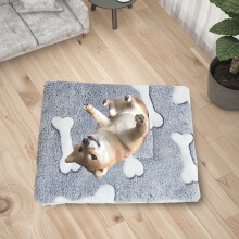 Orthopedic Pet Bed with High-Density Memory Foam – Anxiety Relief, Large Breed Support, Non-slip Bottom, Compatible with Small Pet Crates