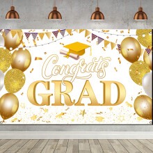 Pancartas de graduación de la promoción de 2026 – Decoración y fondo para la noche de graduación, compatibles con los temas de graduación de