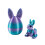 Fun Easter Bunny Egg Decor, 3D Printed Flexible Rabbit Eggs Set, Easter Basket Stuffer, Compatible with Easter Crafts – 1PC, 3.3"x1.9" 1