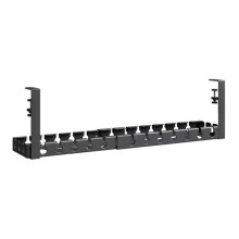 Organisateur de bureau/table à câbles, grande capacité, en acier au carbone, pour l'aménagement d'un poste de travail à domicile ou au bureau.