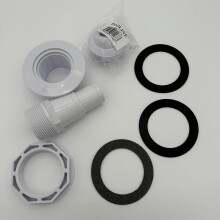 Erstatning for Hayward SP1023 Innløpsretursett Fittings Låsemutterpakning Hvit