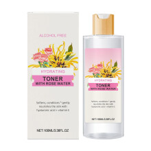 Rose Water Hydrating Facial Toner Mist for Dewy & Radiant Skin, Perfect for Travel