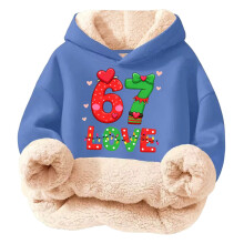Kids Multicolor Ice Print Hooded Sweatshirt – Soft Cozy Fleece Hoodie Pullover For Boys, Casual Winter Wear Style For School And Outdoor Play
