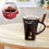 Ceramic chocolate fondue cup with candle warmer 1