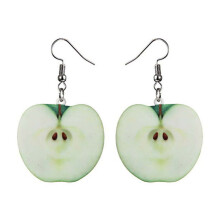 Handmade Earrings, Cute Acrylic Earrings, Fashion Fruit Drop Earrings, Dried Fruit Resin Fruit Jewelry, Birthday Gift