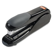 Max HD50DFBK Flachhefter, Standardhefter, 30 Blatt Kapazität, Schwarz