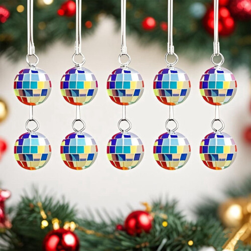Disco Ball Hanging Decoration Multicolour 3cm