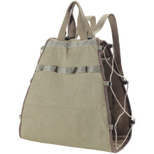 Sac de transport portable pour bûches de chauffage, en toile imperméable, avec poignée, idéal pour les voyages et les activités de plein air.