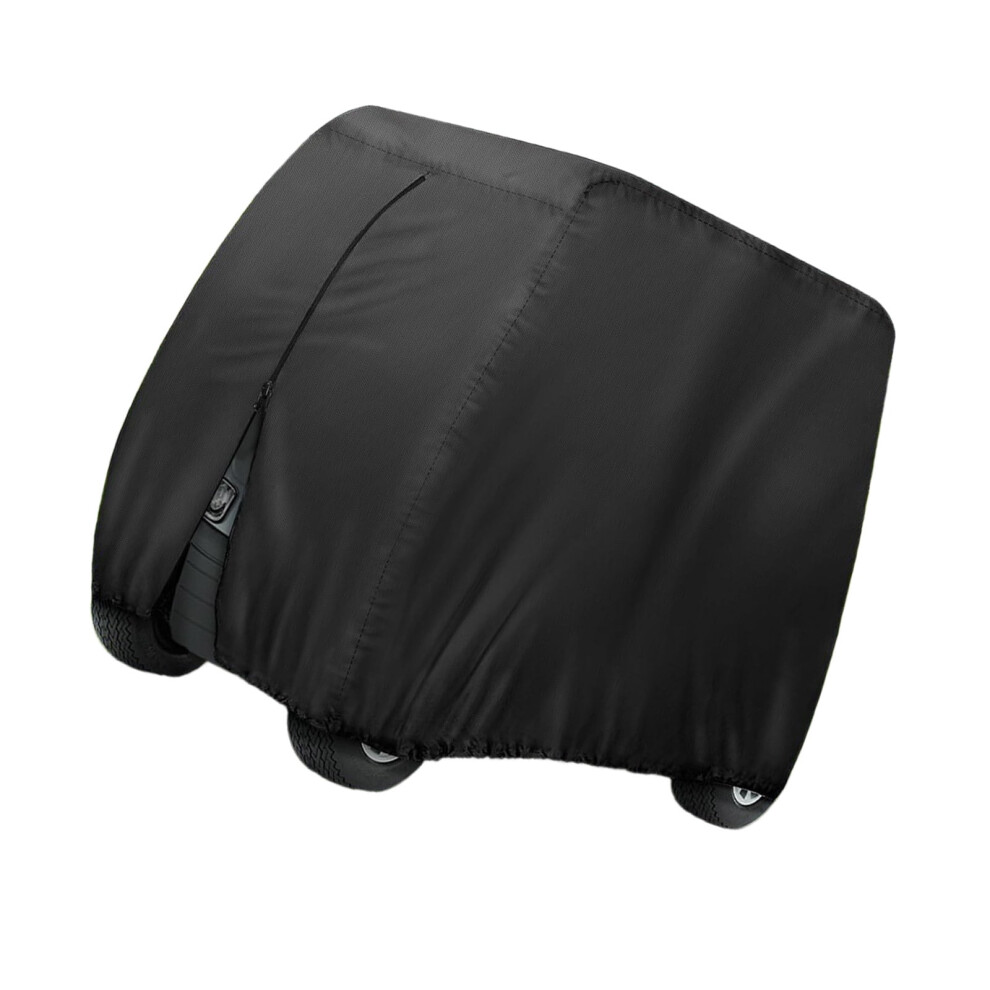 Permanent Four-Seater Golf Carts,210D Extended Canopy, Child Safety Device, Widespread Vehicle, For Outdoor 9450273984483