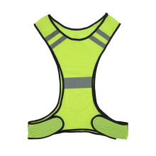 High Visibility Reflective Vest with Lightweight Breathable Mesh for Outdoor Running Walking and Cycling Activities