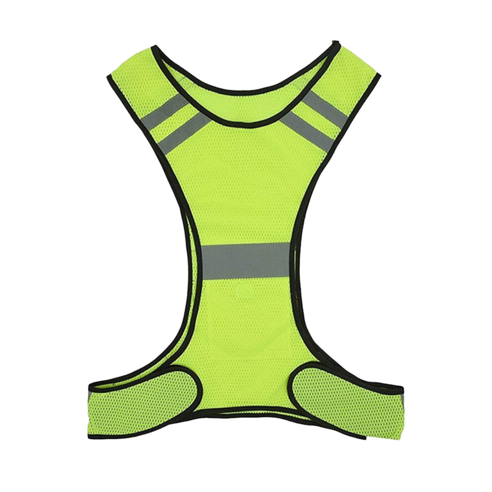 High Visibility Reflective Vest With Lightweight Breathable Mesh For Outdoor Running Walking And Cycling Activities 9450273984612