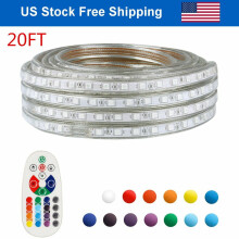 Bandes lumineuses LED RGB 6-15 m (20-50 pi) pour éclairage d'ambiance, rubans LED 5050 à changement de couleur