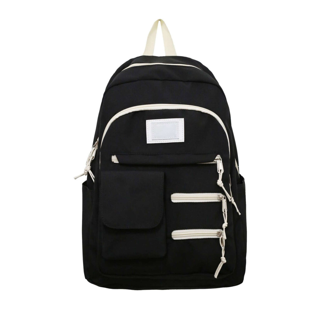 Nylon Laptop Backpack, 17" Compartment, Water-Resistant, Anti-Theft, Hidden Pocket, Carry-On Compatible 9450273986821