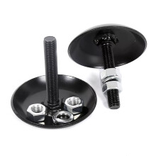 Skid Shoes for Snow Plow Gloss Black Coating 2pcs
