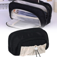 Big Capacity Pencil Case Storage Large Capacity Pencil Case Pouch - Handheld Drawstring Cosmetic Bag for High-Capacity Stationery