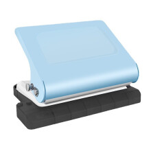 Manual 10 Hole Punching Device with 10 Assorted Binding Rings