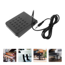1Set Black ABS Metal Electric Piano Keyboard Sustain Pedal for Midi Synthesizer and Sound Transmission