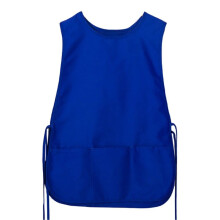 Art & Cooking Smock Apron with 2 Pockets, Waterproof, Compatible with Paint, Cleaning, Dog Grooming, Kitchen Work