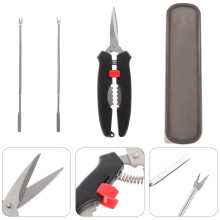Crab Leg Tools Black 1 Set 7.1x1.8in Stainless Steel