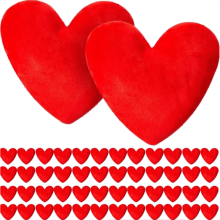 Peluches rojos para el Día de San Valentín - Paquete de 24 peluches