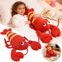 Lobster Plush Toy Red 35cm Soft Stuffed Animal for Kids