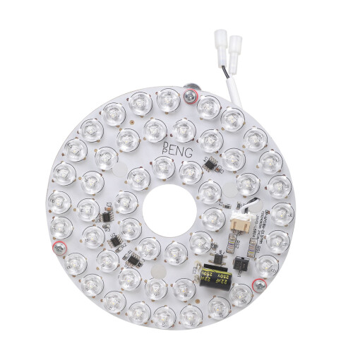 Module d'éclairage LED en aluminium pour ventilateur de plafond, 120 V, à intensité variable