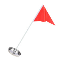 Golfputtcup van roestvrij staal met vlaggenhouder
