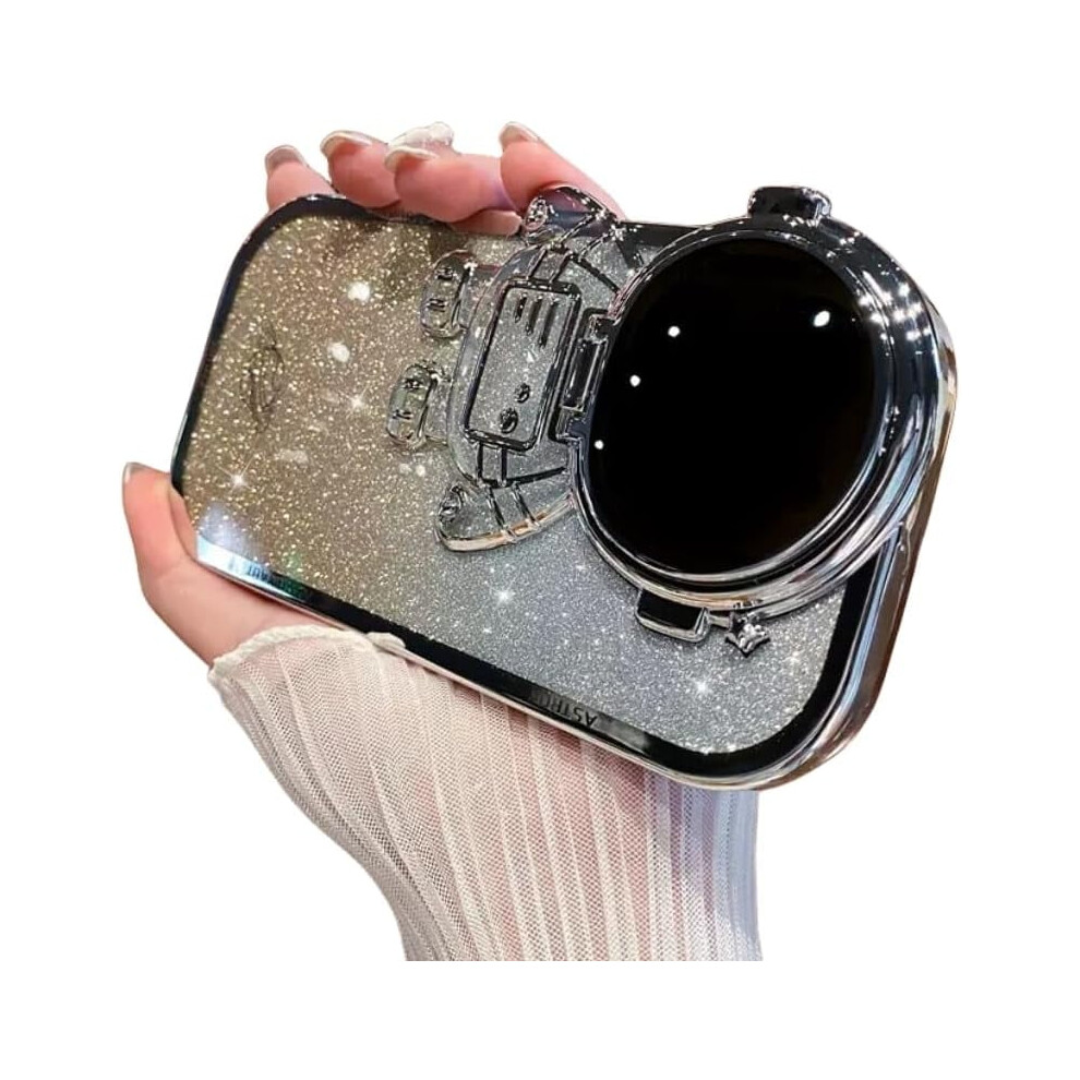 Electroplated Flip Astronaut Case With Invisible Stand And 937196950898