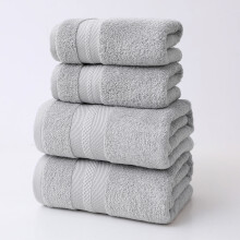 Ensemble de serviettes de bain pour salle de bain : serviettes épaisses, douces et absorbantes en coton, séchage rapide et douces pour la peau,