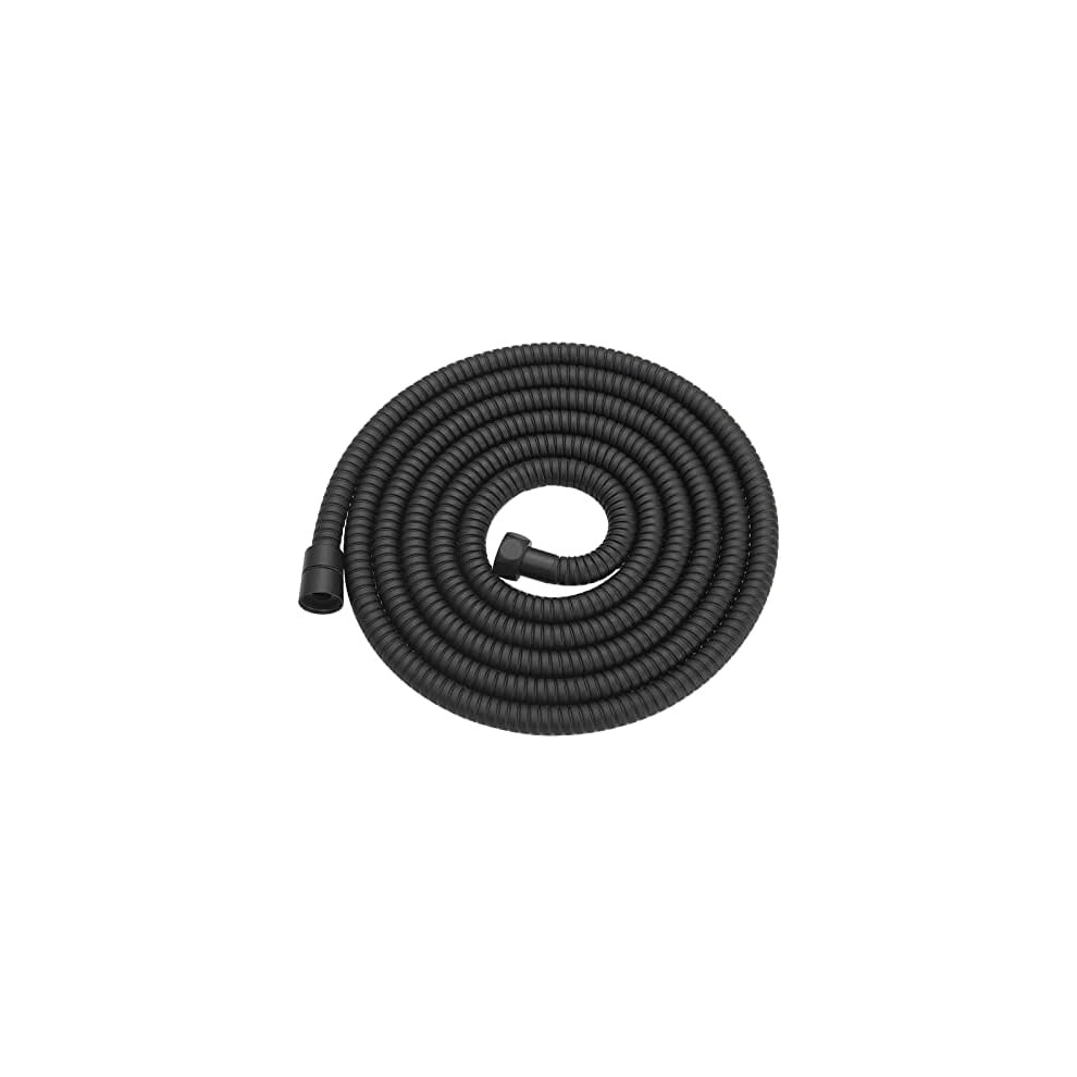 118" Extra-Long Stainless Steel Shower Hose, Flexible Handheld Sprayer Tube, Matte Black Â Compatible With Standard Shower Heads 9402001220394