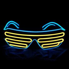 Gafas LED luminosas para fiestas, gafas LED para adultos, gafas luminosas para fiestas, gafas EL para disfraces de fiesta