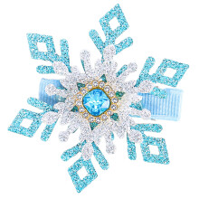 Schneeflocken-Haarspangen mit Strasssteinen, elegante Schneeflocken-Haarspange für Weihnachten, perfekt für Damen.
