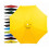 9FT6Rib Parasolsejl UV-resistent - Gul 1