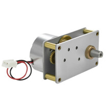 Miniatura de motor CC com escovas 4142-300 3V com redução de engrenagem lenta e suporte para regulação de velocidade de 13 RPM, 1x motor CC com