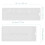 2St Witte Naaipatronen Van Plastic Voor Patchwork En DIY Thuisgebruik 2