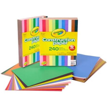 Construction Paper Bulk Pack (480 Sheets) – 10 Assorted Colors, 9x12, Classroom Arts & Crafts Supplies for Kids, Art Paper for School Projects