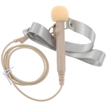 Wired Beige Handheld Microphone Ideal for Classroom Teachers and Presentation Use