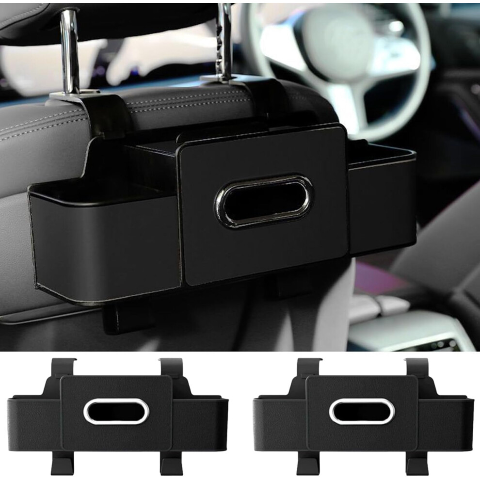 Car Seat Organizer Behind Seat 2 Black 913466091706