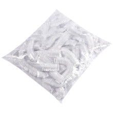 Lot de 100 couvercles alimentaires extensibles jetables, 25 x 25 cm, en plastique ABS de qualité alimentaire, adhérence élastique pour les restes,