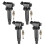 Ignition Coil Pack and Iridium Spark Plugs Set for 1.8L 1