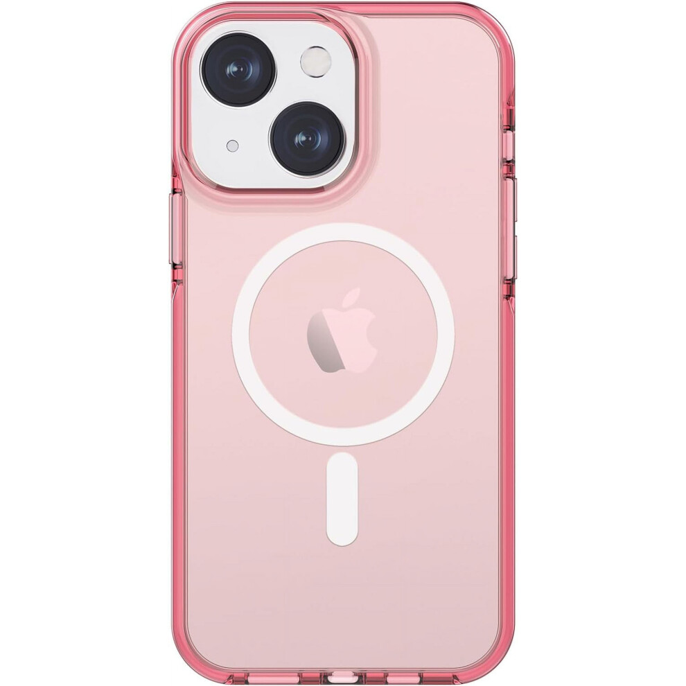 For Compatible With Iphone 13 And Compatible With Iphone 14 Magsafe Case, 6.6Ft Drop Protection, Full Body Screen Camera Protective Phone Case, Pink 9027700531406